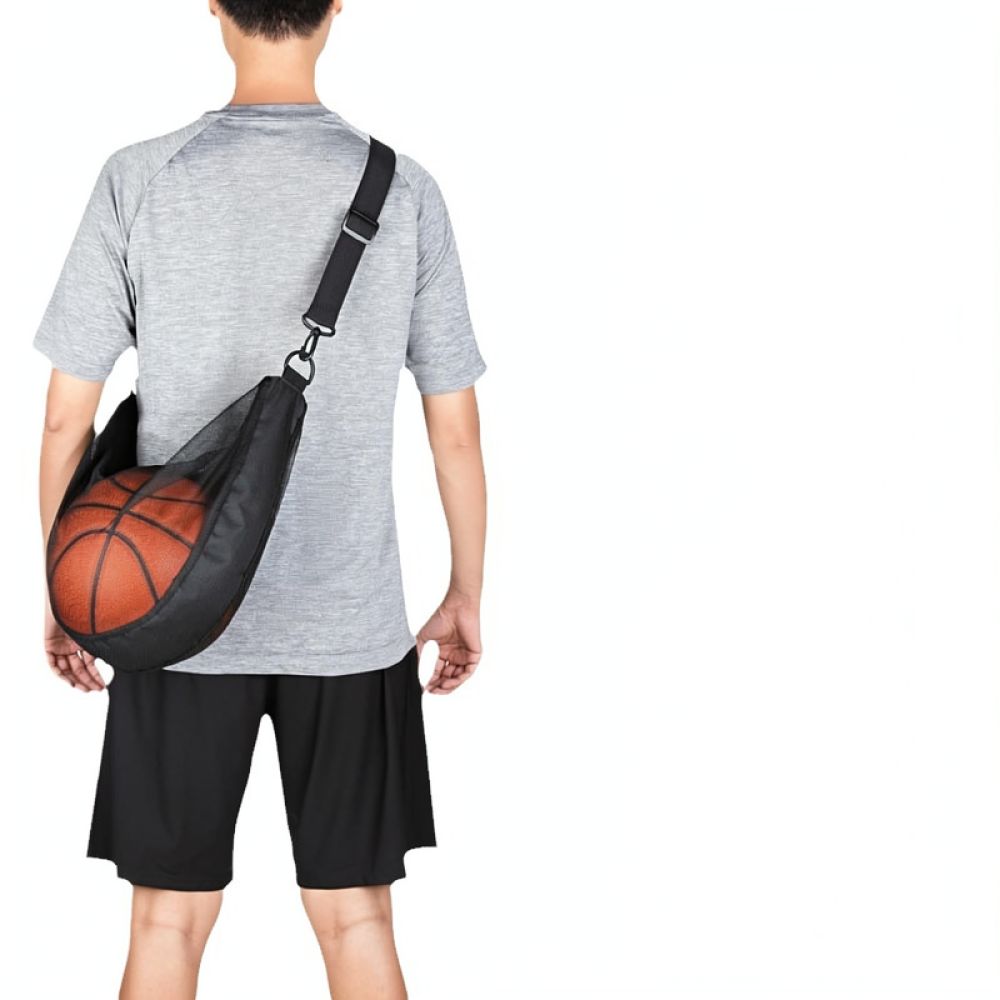 Sports Equipment Volleyball - High Capacity Basketball Shoulder Carrier Outdoor