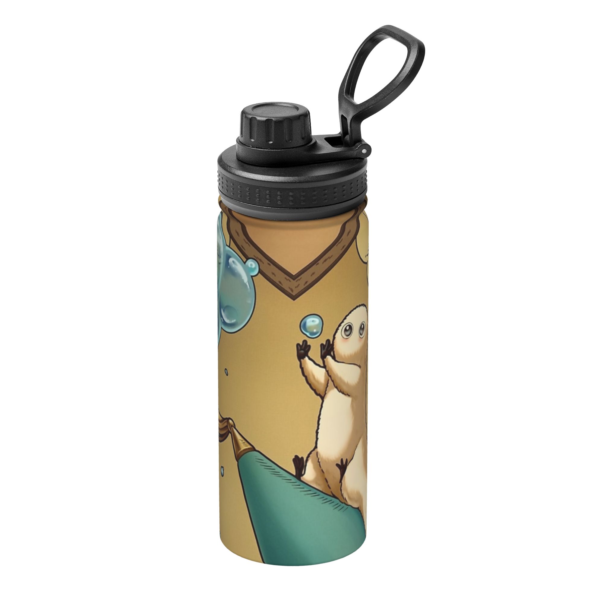 Sports Water Bottle Insulated - Brushbuddy Witch Hat Atelier Anime 18OZ