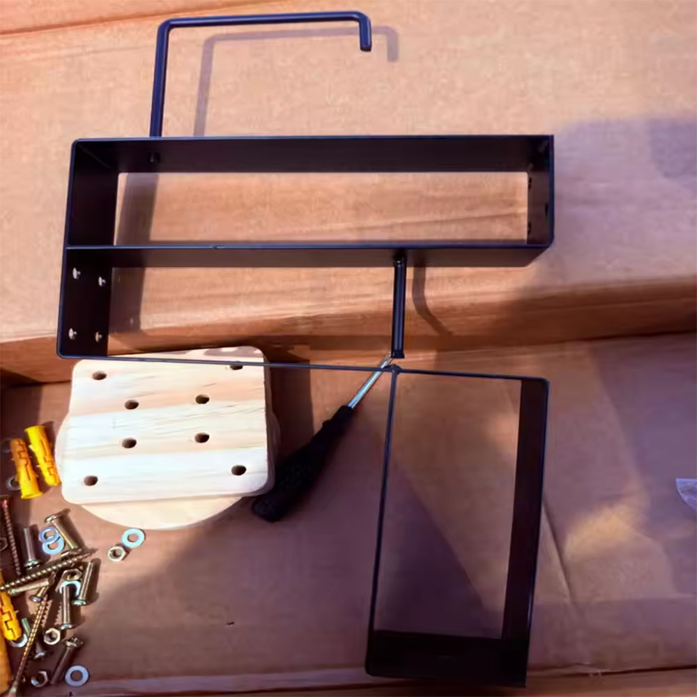 Wood Motorcycle Helmet Holder  - Sports Equipment Rack ulasan dan harga