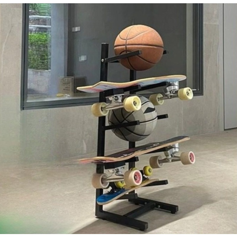 Skateboard Equipment Rack Inte - Sports Equipment Rack ulasan dan harga