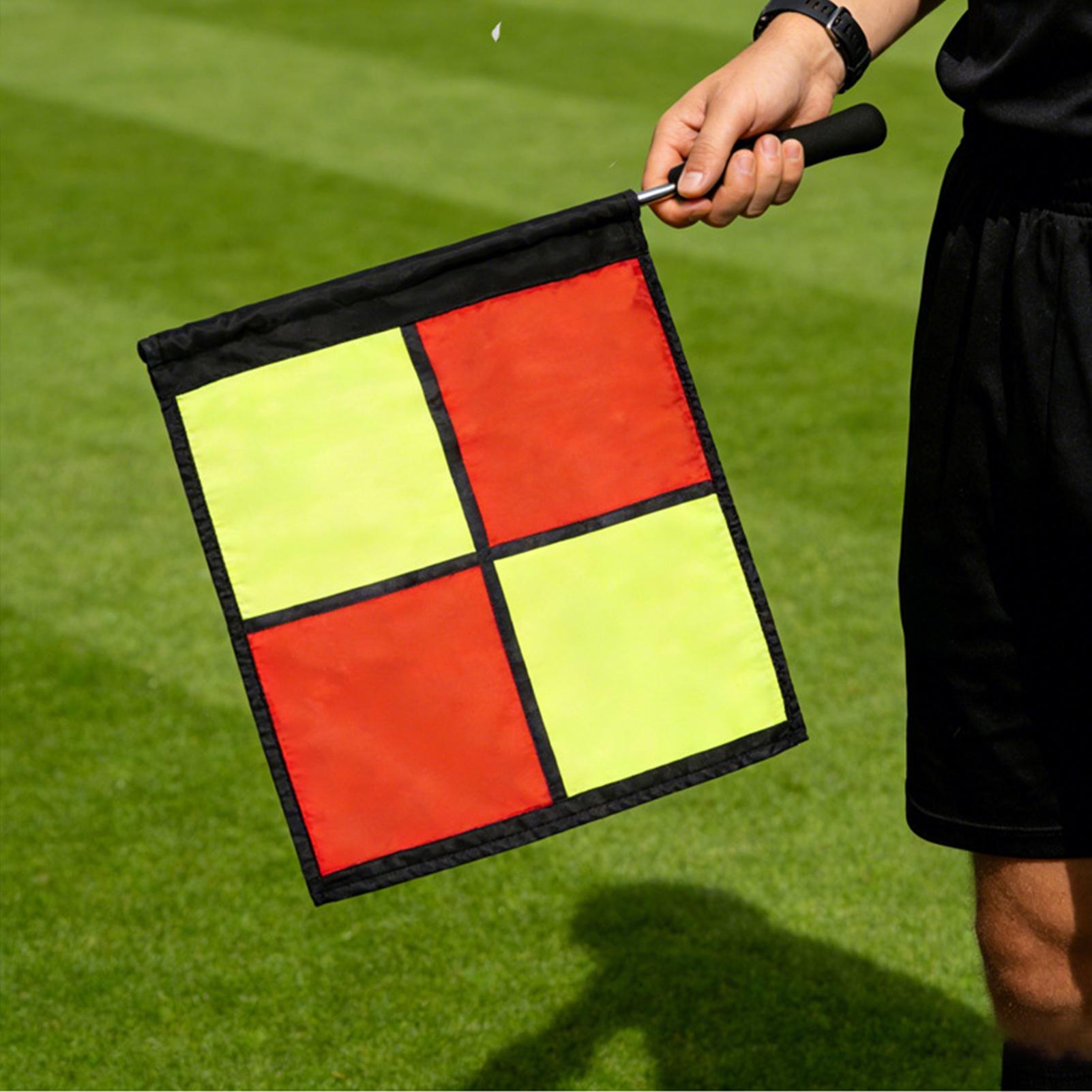 Soccer Referee Flags 2-Piece H - Sports Equipment Volleyball ulasan dan harga