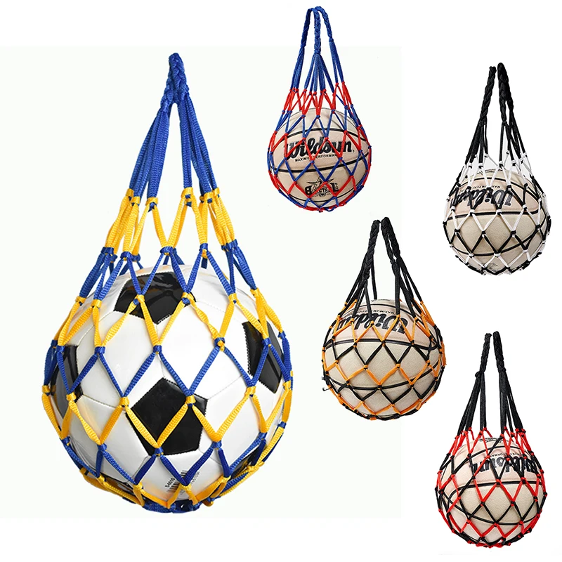 1PC Football Net Bag Nylon Bol - Sports Equipment Volleyball ulasan dan harga