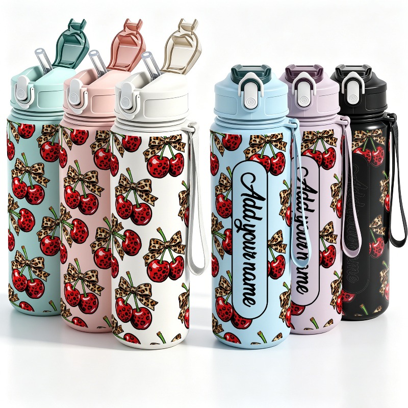 Personalized 25oz Large Cherry - Sports Water Bottle Insulated ulasan dan harga