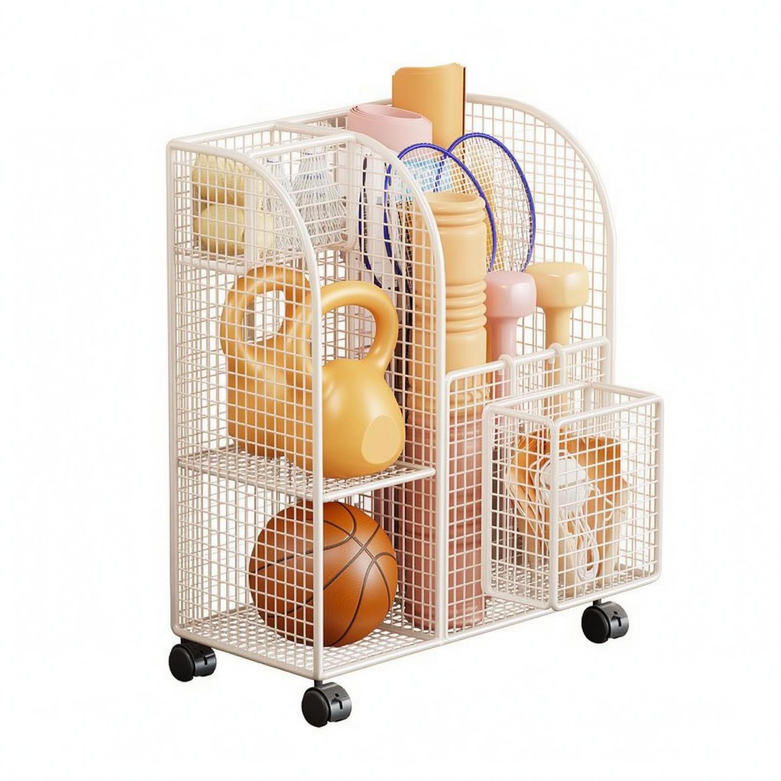Sturdy Metal Wire Rack for Spo - Sports Equipment Rack ulasan dan harga