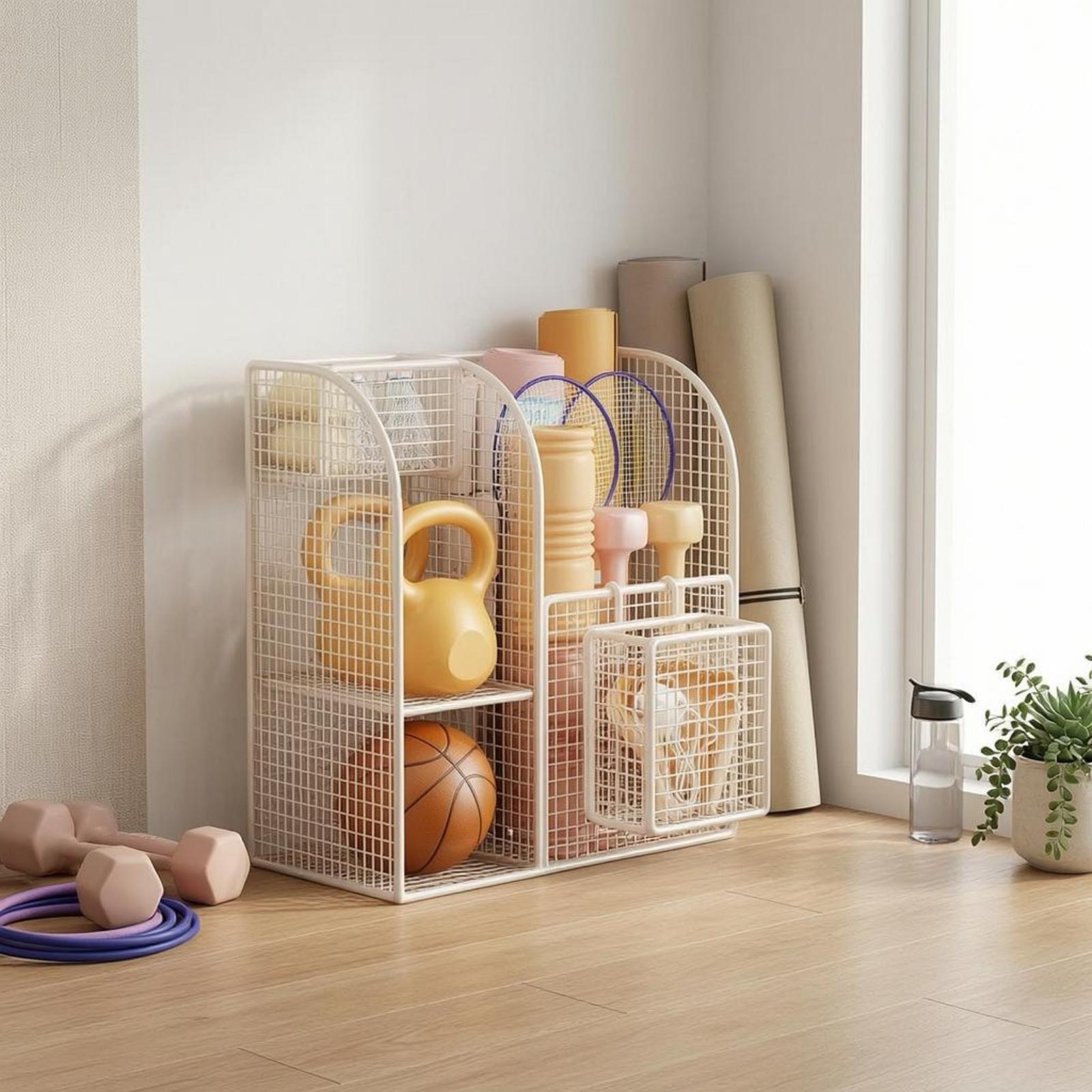 Sturdy Metal Wire Rack for Spo - Sports Equipment Rack ulasan dan harga