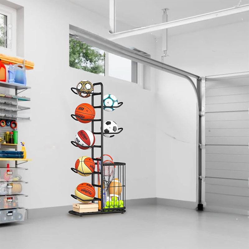 Sports Ball Storage Rack Baske - Sports Equipment Volleyball ulasan dan harga